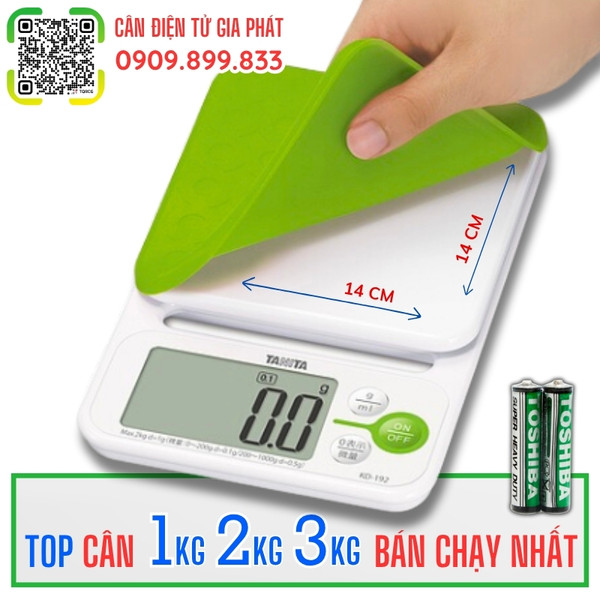 Cân điện tử 2kg - cân 2kg - Cân Điện Tử Gia Phát