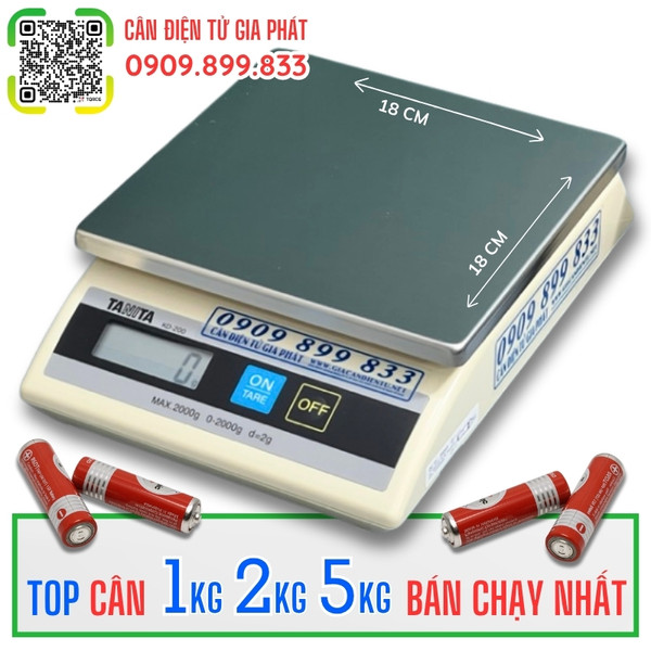 Cân điện tử 2kg - cân 2kg - Cân Điện Tử Gia Phát