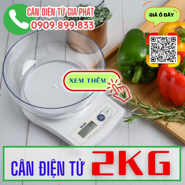 Cân điện tử 2kg
