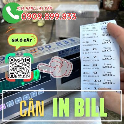 Cân điện tử in bill