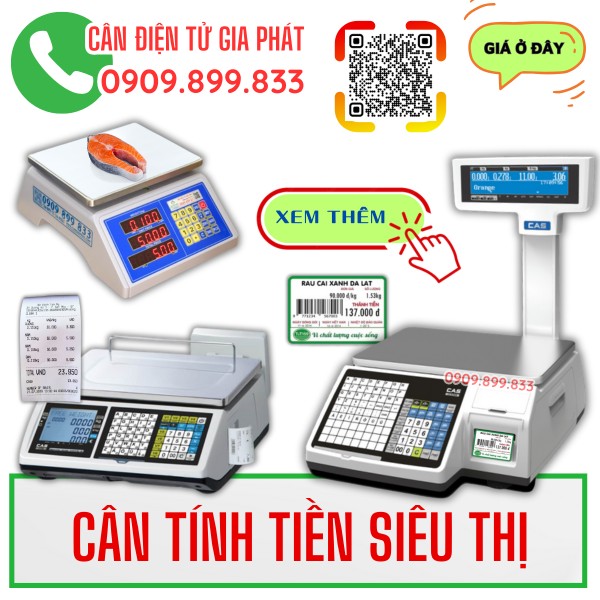 Cân tính tiền siêu thị