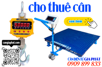 Cho thuê cân