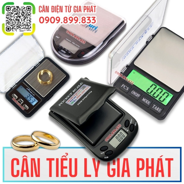 Cân tiểu ly mini 100g 200g 300g 500g Cân Điện Tử Gia Phát