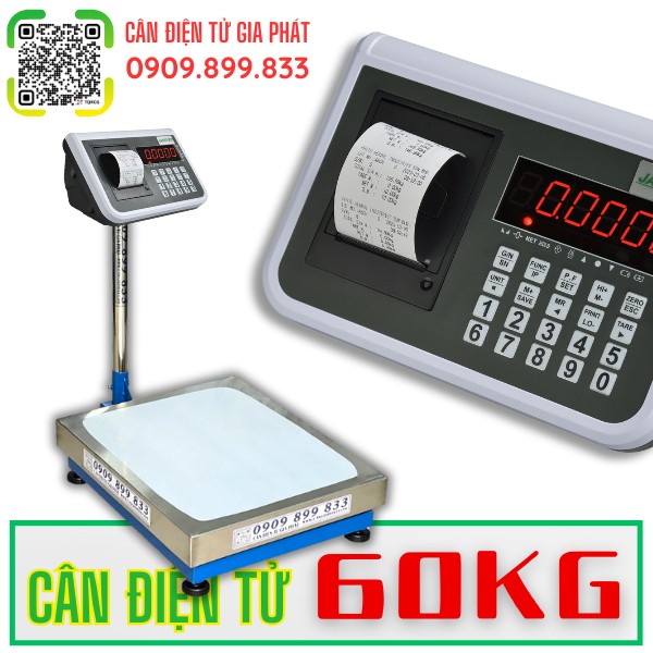 C&acirc;n điện tử 60kg in bill in tem nh&atilde;n - C&acirc;n Gia Ph&aacute;t