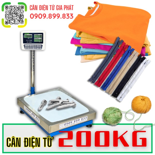 Cân điện tử 200kg đếm số lượng và cân trọng lượng