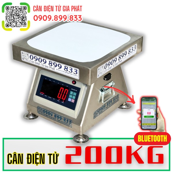 Cân điện tử 200kg kết nối bluetooth điện thoại