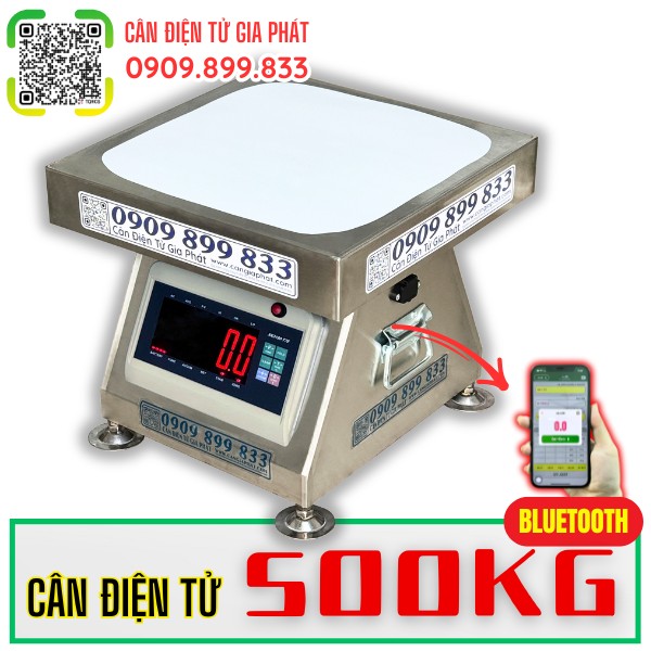 Cân điện tử 500kg kết nối bluetooth điện thoại