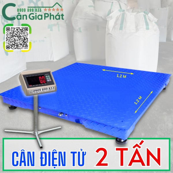C&acirc;n điện tử 2 tấn - c&acirc;n s&agrave;n XK3190-T7E 2 tấn