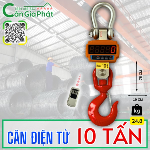 C&acirc;n điện tử 10 tấn - c&acirc;n treo JJE 10 tấn