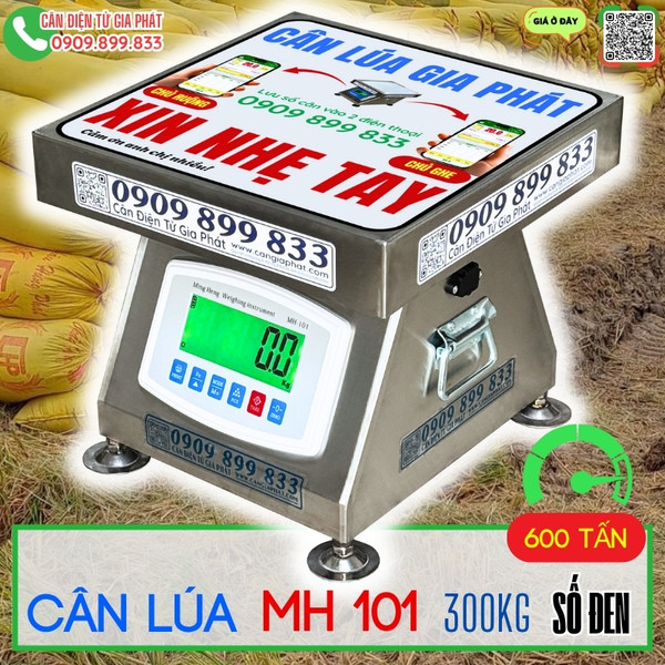 Cân lúa 100kg 200kg 300kg 500kg giá rẻ MH-101 số đen