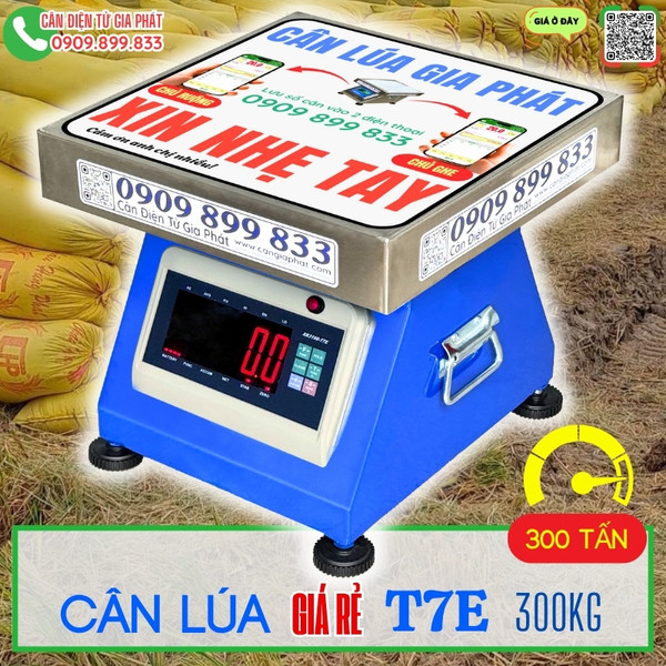 Cân điện tử cân lúa giá rẻ XK3190-T7E 200kg 300kg
