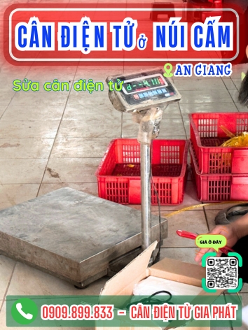 C&acirc;n điện tử ở N&uacute;i Cấm An Giang - C&acirc;n Gia Ph&aacute;t