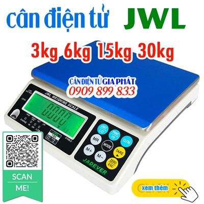 Cân điện tử JWL 30kg 15kg 6kg 3kg - CÂN ĐIỆN TỬ GIA PHÁT