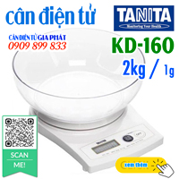 Cân điện tử Tanita KD160 
2kg