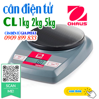 Cân điện tử Ohaus CL 
500g 1kg 2kg 5kg