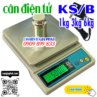 Cân điện tử KS/B 1kg 3kg 6kg