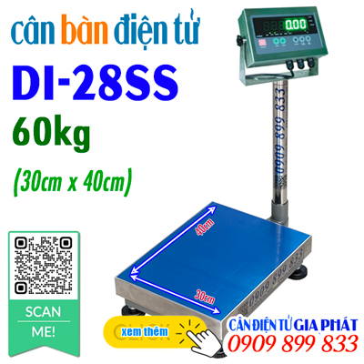 Chuyên cân điện tử DI-28SS 60kg 100kg 150kg 200kg 300kg 500kg