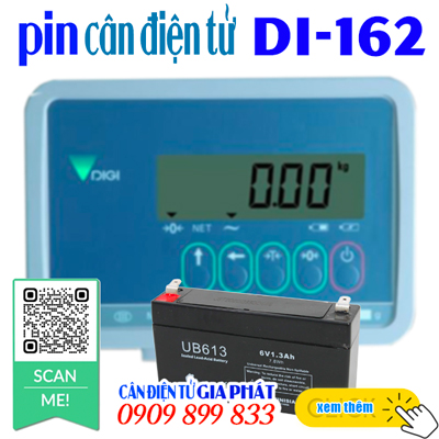 Pin bàn cân điện tử DI-162 -sửa cân toàn quốc