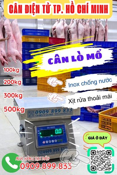 Cân điện tử Tp Hồ Chí Minh - cân lò mổ 100kg 200kg 300kg 500kg