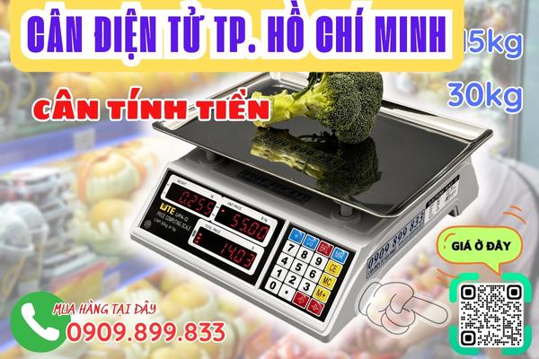 Cân điện tử Tp. Hồ Chí Minh - cân tính tiền siêu thị 15kg 30kg