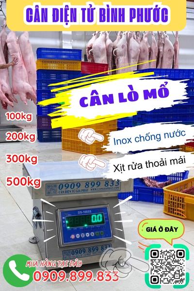 Cân điện tử Bình Phước - cân lò mổ 100kg 200kg 300kg 500kg