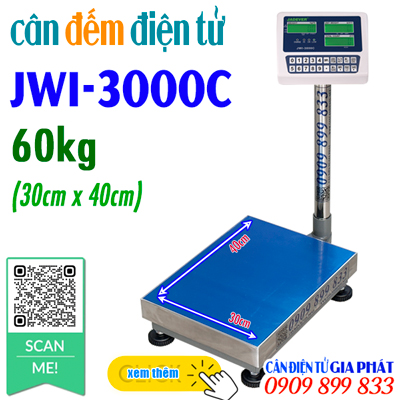 Cân điện tử đếm số lượng JWI-3000C 30kg 60kg