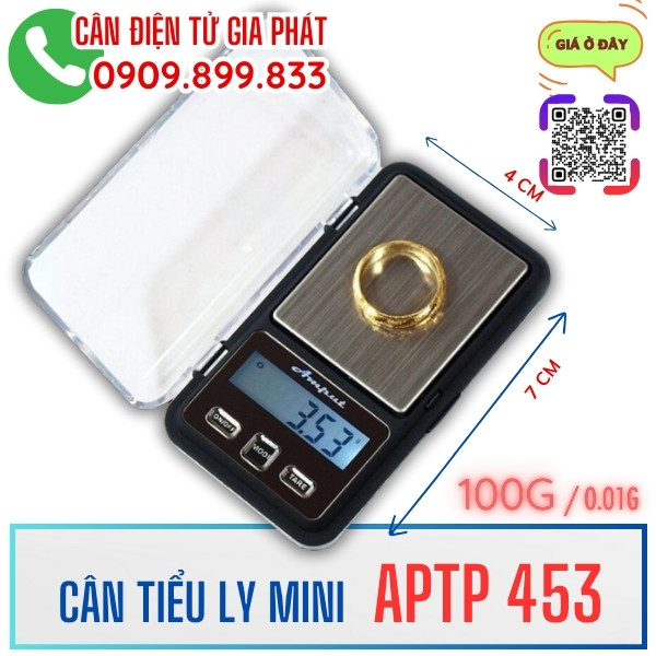 Cân tiểu ly mini APTP 453 100g