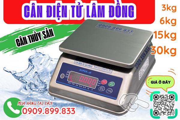 Cân điện tử Lâm Đồng - cân điện tử chống nước 3kg 6kg 15kg 30kg