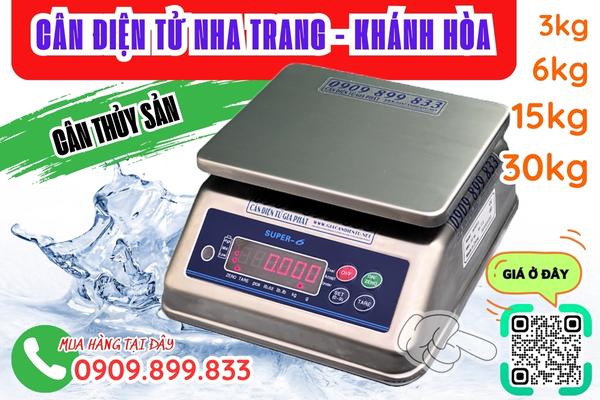 Cân điện tử Nha Trang Khánh Hòa - cân điện tử chống nước 3kg 6kg 15kg 30kg