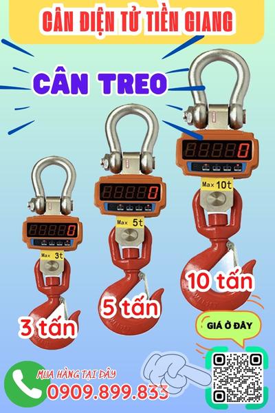 Cân điện tử Tiền Giang - cân treo 1 tấn 2 tấn 3 tấn 5 tấn 10 tấn