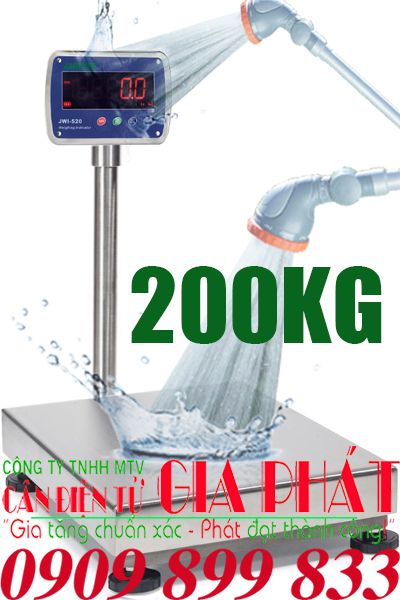 Cân điện tử 200kg cân điện tử JWI-520 200kg chống nước