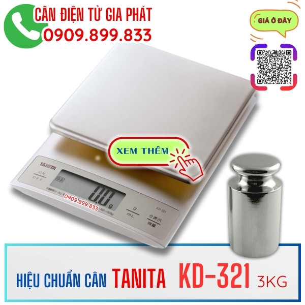 Cân điện tử Tanita KD-321 3kg Nhật