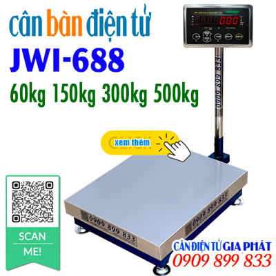 Cân bàn điện tử Jadever JWI-688 60kg 100kg 150kg 200kg 300kg 500kg