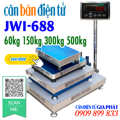 CÂN ĐIỆN TỬ JWI-688 60kg 150kg 300kg 500kg