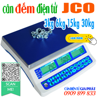 Cân đếm điện tử Jadever JCO 3kg 6kg 15kg 30kg, cân đếm sản phẩm