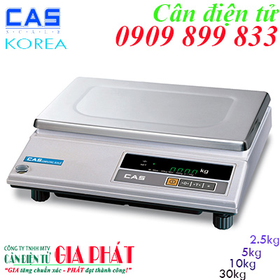 Cân điện tử Cas AD 2.5kg 5kg 10kg 30kg - Cân điện tử Korea