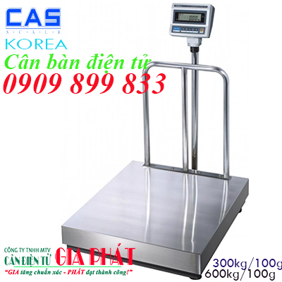 Cân điện tử Cas DBI/SPS 300kg 600kg, cân bàn điện tử Cas DBI/SPS