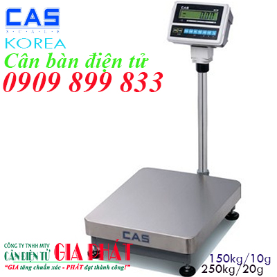 Cân điện tử Cas HB 150kg 250kg - cân bàn điện tử Cas HB