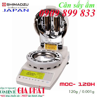 Shimadzu MOC-120H, cân sấy ẩm Shimadzu MOC-120H 120g/0.001g
