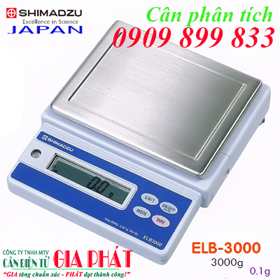 Shimadzu ELB-3000, cân điện tử Shimadzu ELB-3000 3000g 0.1g