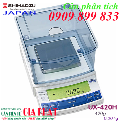 Shimadzu UX-420H, cân điện tử Shimadzu UX420H 420g 0.001g