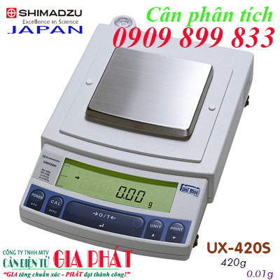 Shimadzu UX-420S, cân điện tử Shimadzu UX420S 420g 0.01g