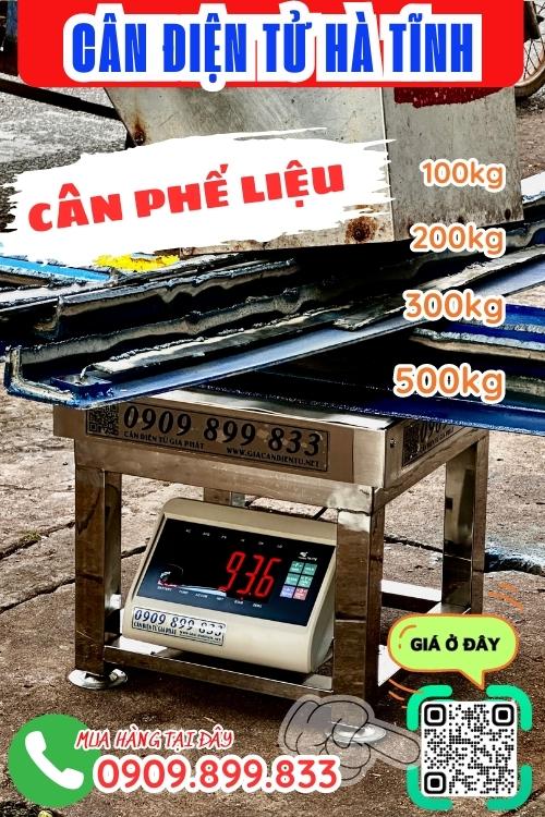 Cân điện tử ở Hà Tĩnh - cân điện tử cân phế liệu 200kg 300kg 500kg
