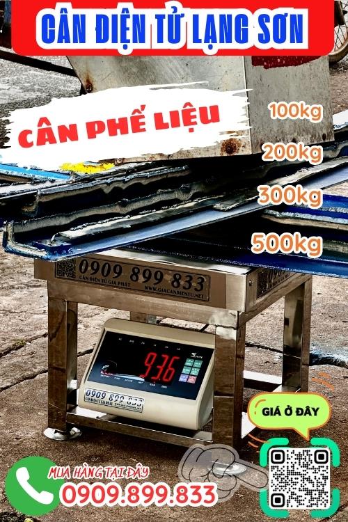 Cân điện tử ở Lạng Sơn - cân điện tử cân phế liệu 200kg 300kg 500kg