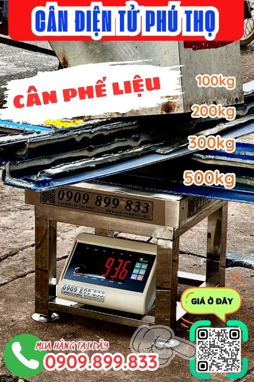Cân điện tử ở Phú Thọ - cân điện tử cân phế liệu 200kg 300kg 500kg
