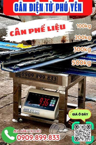 Cân điện tử ở Phú Yên - cân điện tử cân phế liệu 200kg 300kg 500kg