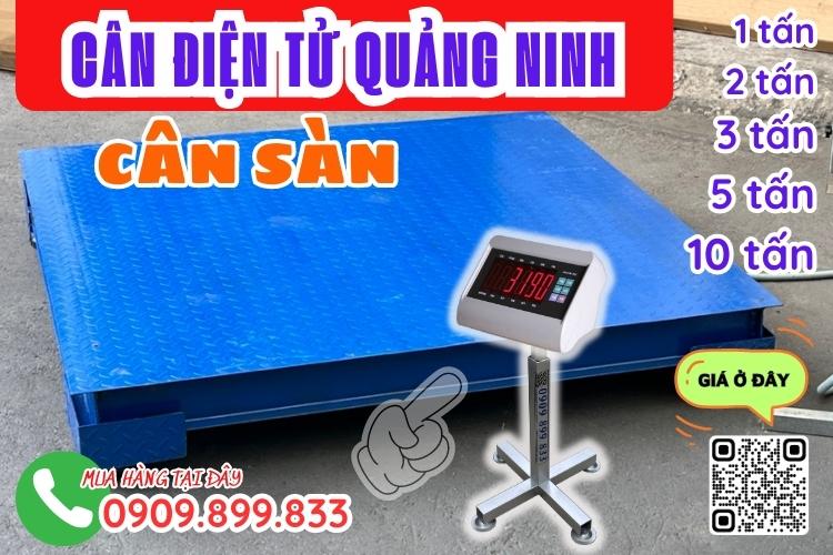 Cân điện tử ở Quảng Ninh - cân sàn 1 tấn 2 tấn 3 tấn 5 tấn 10 tấn
