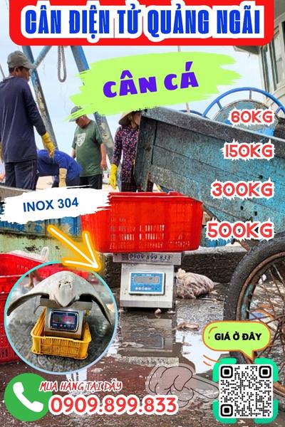 Cân điện tử Quảng Ngãi - cân điện tử cân cá 100kg 200kg 300kg 500kg