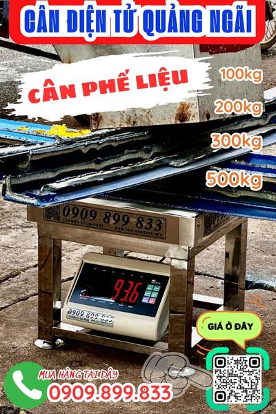 Cân điện tử ở Quảng Ngãi - cân điện tử cân phế liệu 200kg 300kg 500kg