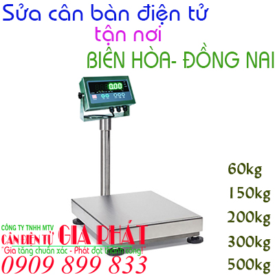Sửa cân điện tử ở Biên Hòa Đồng Nai 60kg 100kg 150kg 200kg 300kg 500kg